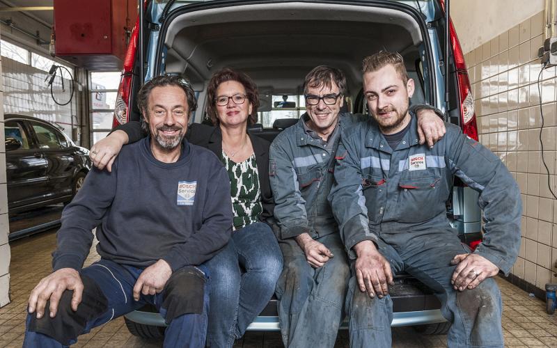 Het team van Bosch Car Service Duivenvoorden